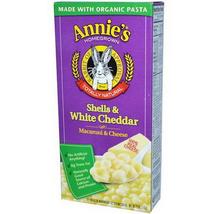 Annie's Homegrown, Shells&White Cheddar, Macaroni&Cheese 170g