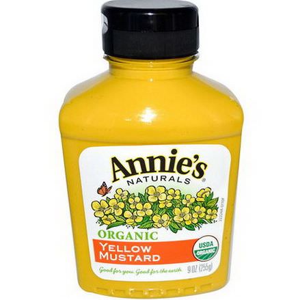 Annie's Naturals, Organic Yellow Mustard 255g