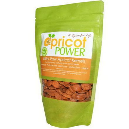 Apricot Power, Bitter Raw Apricot Kernels, 8 oz