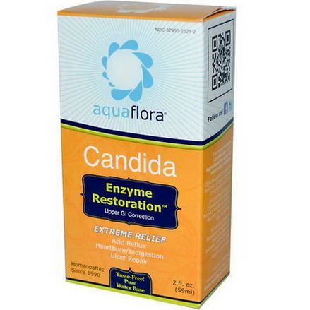 Aqua Flora, Candida, Enzyme Restoration 59ml
