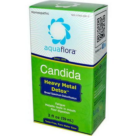 Aqua Flora, Candida, Heavy Metal Detox 59ml