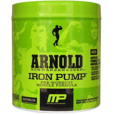 Arnold, Iron Pump, Pre-Workout Muscle Formula, Watermelon 180g