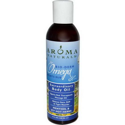 Aroma Naturals, Extraordinary Body Oil, Menthol&Icy Hot Herbs 180ml