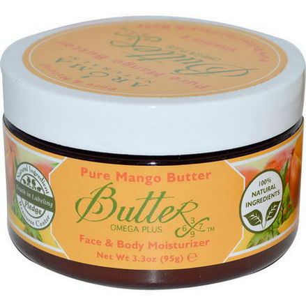 Aroma Naturals, Pure Mango Butter, Face&Body Moisturizer 95g
