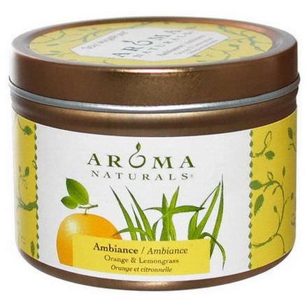 Aroma Naturals, Soy VegePure, Ambiance, Orange&Lemongrass 79.38g