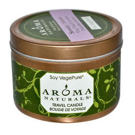 Aroma Naturals, Soy VegePure, Travel Candle, Serenity, Ylang Ylang&Lavender 79.38g