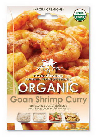 Arora Creations, Organic, Goan Shrimp Curry 26g