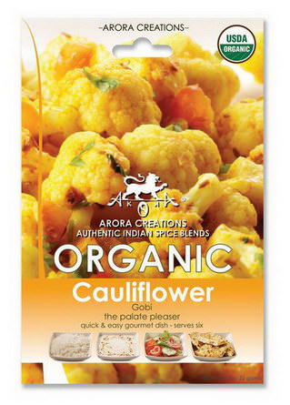 Arora Creations, Organic Gobi, Cauliflower 22g