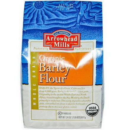 Arrowhead Mills, Organic Barley Flour 680g