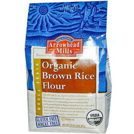 Arrowhead Mills, Organic Brown Rice Flour 907g
