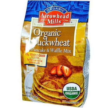 Arrowhead Mills, Organic Buckwheat Pancake and Waffle Mix 737g
