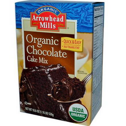 Arrowhead Mills, Organic Chocolate Cake Mix 526g