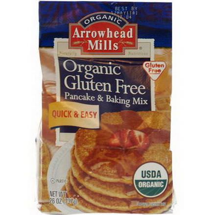 Arrowhead Mills, Organic Gluten Free Pancake&Baking Mix 737g