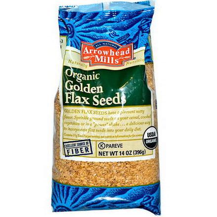 Arrowhead Mills, Organic Golden Flax Seeds 396g