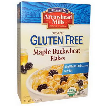 Arrowhead Mills, Organic Maple Buckwheat Flakes, Gluten Free 283g