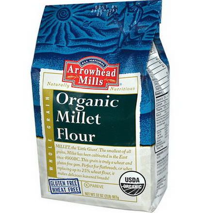 Arrowhead Mills, Organic Millet Flour 907g