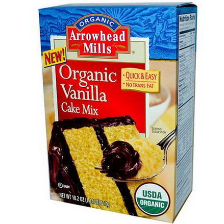 Arrowhead Mills, Organic Vanilla Cake Mix 517g