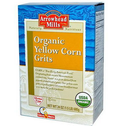 Arrowhead Mills, Organic Yellow Corn Grits 680g