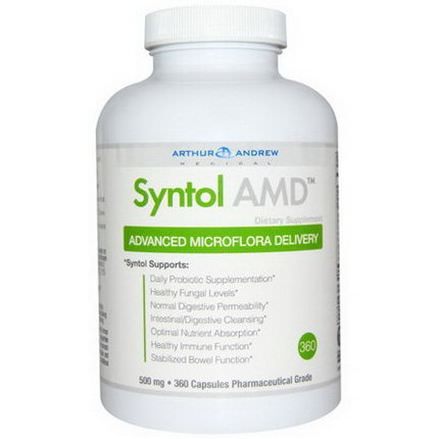 Arthur Andrew Medical, Syntol AMD, Advanced Microflora Delivery, 500mg, 360 Capsules