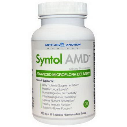 Arthur Andrew Medical, Syntol AMD, Advanced Microflora Delivery, 500mg, 90 Capsules