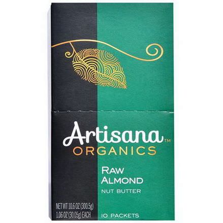 Artisana, Raw Almond Nut Butter, 10 Packets 30.05g Each