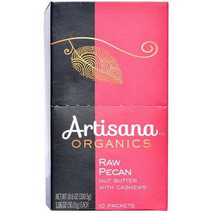 Artisana, Raw Pecan Nut Butter with Cashews, 10 Packs 30.05g Each