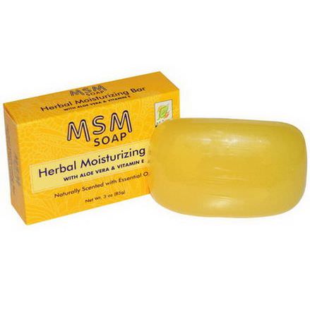 At Last Naturals, MSM Soap, Herbal Moisturizing Bar 85g