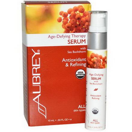 Aubrey Organics, Age Defying Therapy Serum 10ml