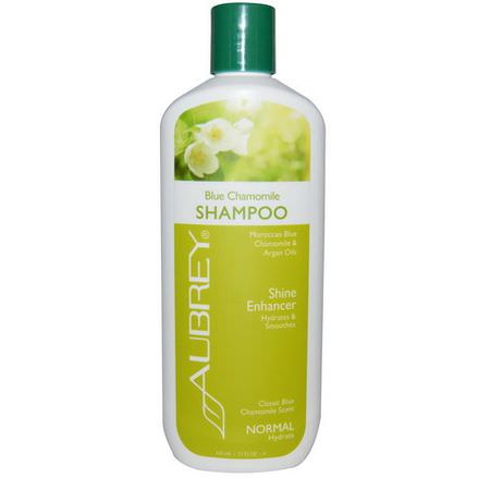 Aubrey Organics, Blue Chamomile Shampoo, Shine Enhancer, Normal 325ml