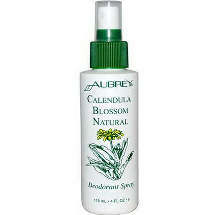 Aubrey Organics, Deodorant Spray, Calendula Blossom Natural 118ml