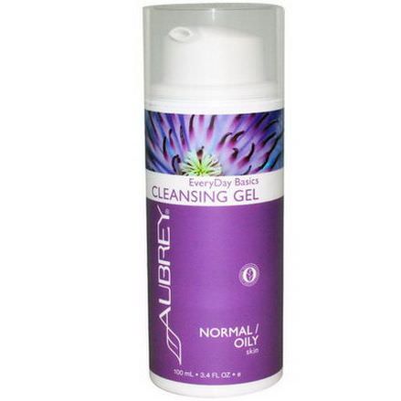 Aubrey Organics, EveryDay Basics Cleansing Gel, Normal / Oily Skin 100ml