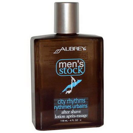 Aubrey Organics, Men's Stock, City Rhythms After Shave 118ml