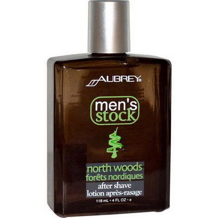 Aubrey Organics, Men's Stock, North Woods After Shave, Classic Pine 118ml