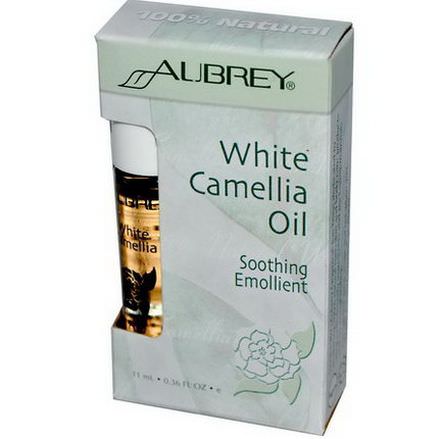 Aubrey Organics, White Camellia Oil, Soothing Emollient 11ml