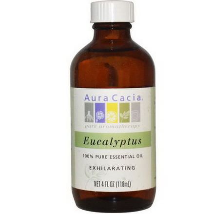 Aura Cacia, 100% Pure Essential Oil, Eucalyptus 118ml