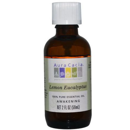 Aura Cacia, 100% Pure Essential Oil, Lemon Eucalyptus 59ml