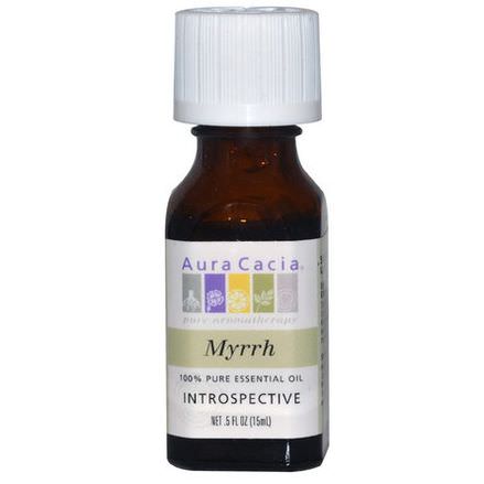 Aura Cacia, 100% Pure Essential Oil, Myrrh 15ml