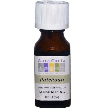 Aura Cacia, 100% Pure Essential Oil, Patchouli 15ml