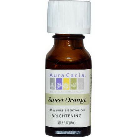 Aura Cacia, 100% Pure Essential Oil, Sweet Orange 15ml