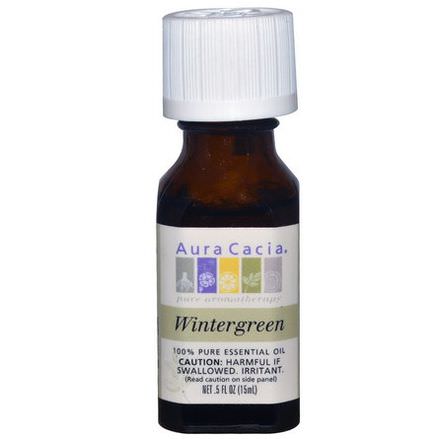 Aura Cacia, 100% Pure Essential Oil, Wintergreen 15ml