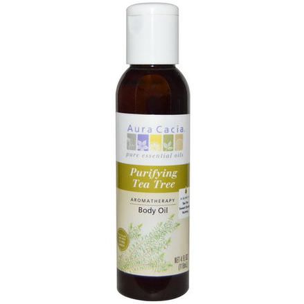 Aura Cacia, Aromatherapy Body Oil, Purifying Tea Tree 118ml