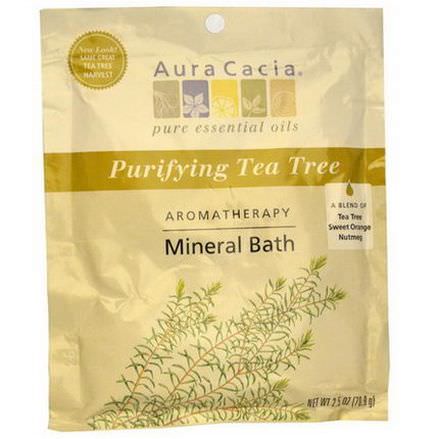 Aura Cacia, Aromatherapy Mineral Bath, Purifying Tea Tree 70.9g
