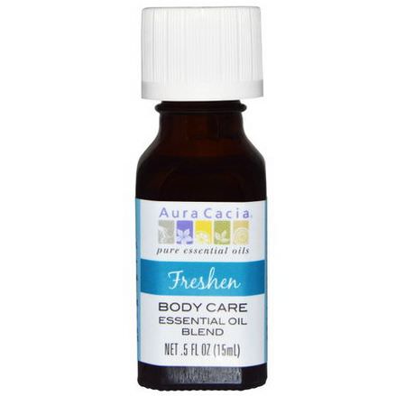 Aura Cacia, Body Care Essential Oil Blend, Freshen 15ml