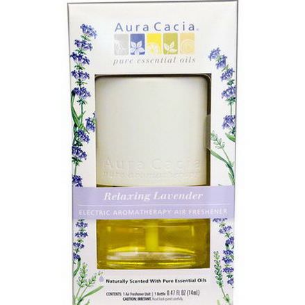 Aura Cacia, Electric Aromatherapy Air Freshener, Relaxing Lavender 14ml