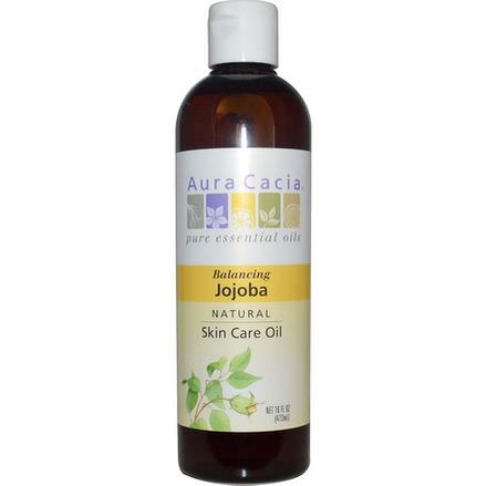 Aura Cacia, Natural Skin Care Oil, Balancing Jojoba 473ml
