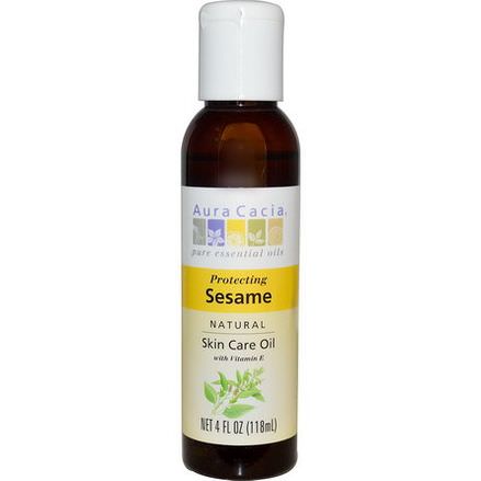 Aura Cacia, Natural Skin Care Oil, Protecting Sesame 118ml