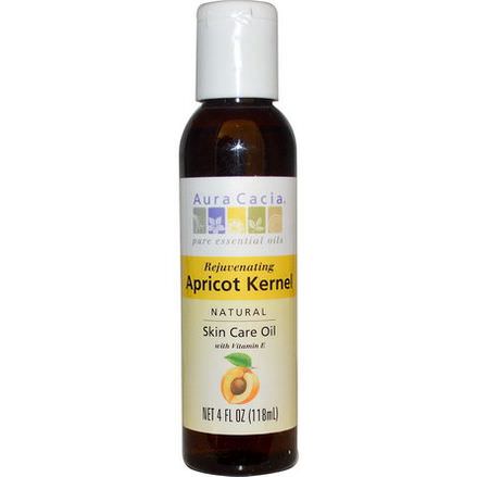 Aura Cacia, Natural Skin Care Oil, Rejuvenating Apricot Kernel 118ml