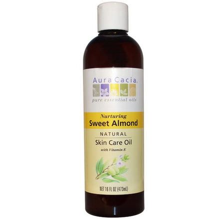 Aura Cacia, Natural Skin Care Oil, Sweet Almond 473ml