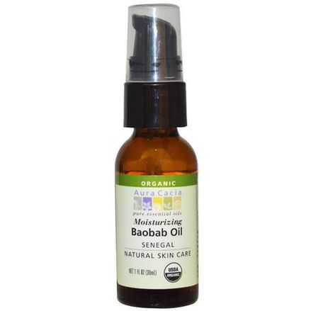 Aura Cacia, Organic Baobab Oil, Natural Skin Care 30ml
