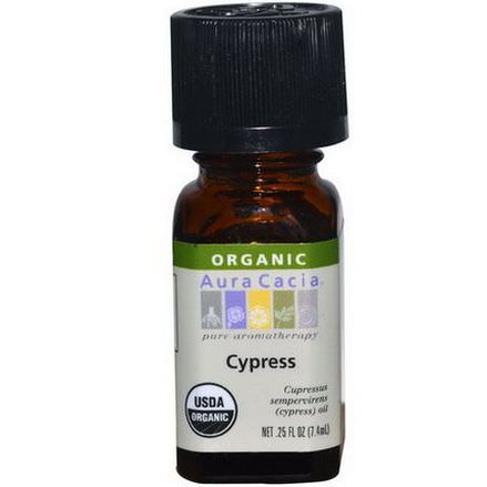 Aura Cacia, Organic, Cypress 7.4ml